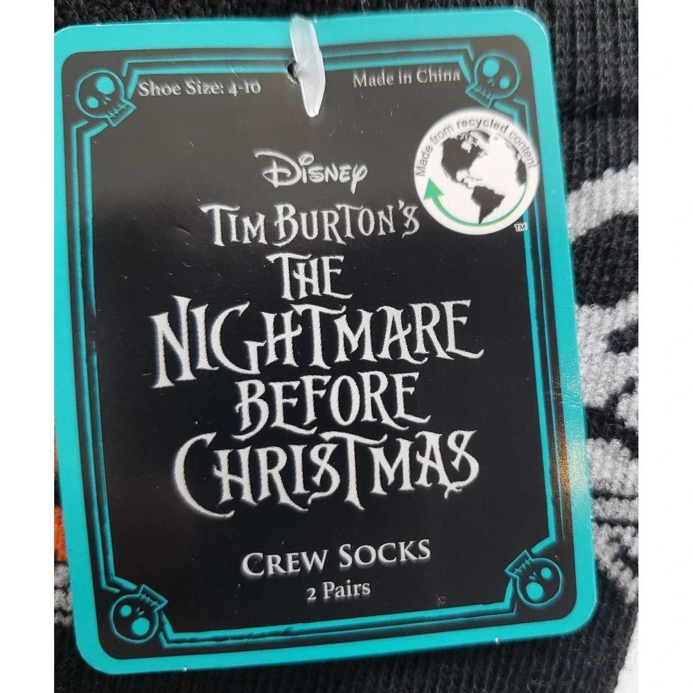 Nightmare‎ Before Christmas New Socks